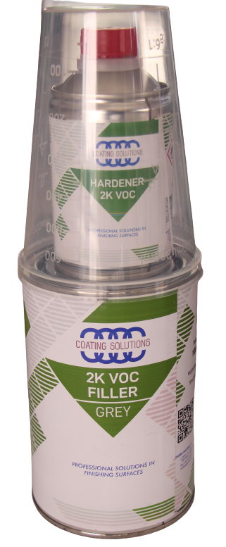 APARELHO 2K FILLER 4:1 + ENDURECEDOR