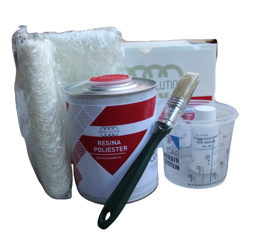 KIT REPARACAO FIBRA DE VIDRO